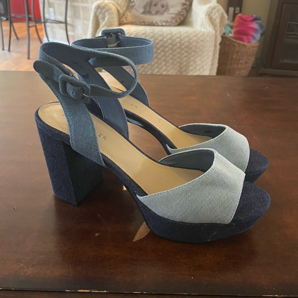 marc fisher denim heels